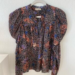 Ulla Johnson Floral Print Blouse